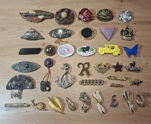Broschen konvolut modeschmuck - broschen,