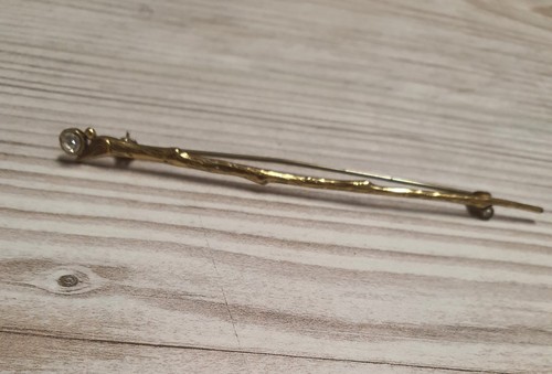 Antike brosche gold farbig - antike,