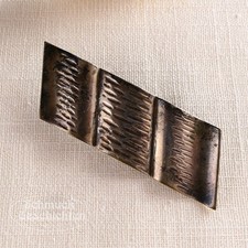 Vintage Brosche Eckig mit