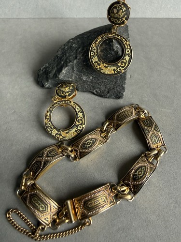 Antik damaszener schmuck set - damaszener,