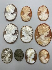 10x ANTIKER Schmuck Muschel