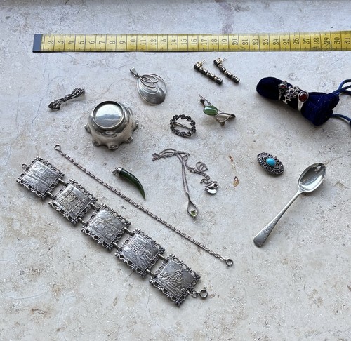Großes schmuck konvolut alt - großes,