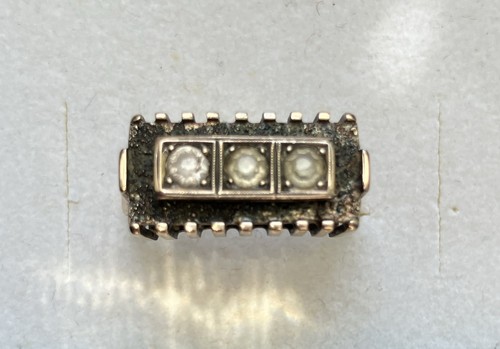 Antiker goldring 333 3 - goldring, er,