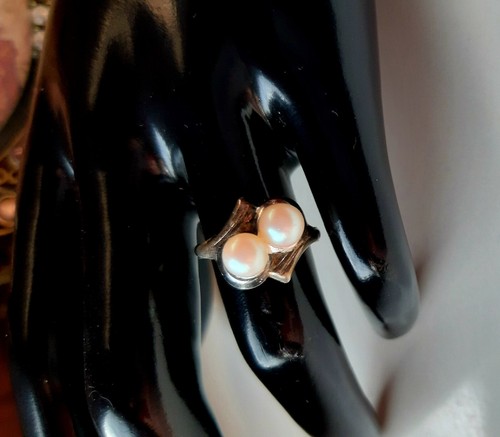 Silberring mit akoya perlen - silberring,