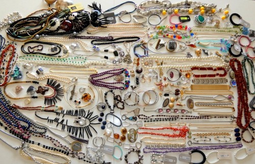 Modeschmuck konvolut sammlung - modeschmuck,