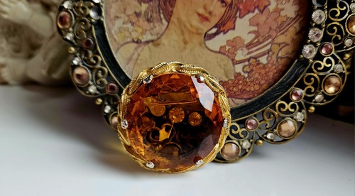 Vintage schmuckbrosche mit - vintage,