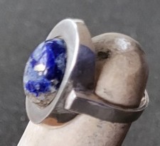 Ring Silber 800 Lapis  Art