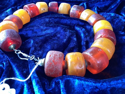 Tribal trade bead kette - bead,