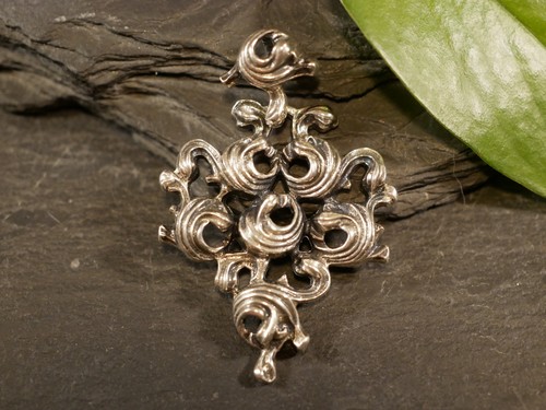 Schöner 835 silber anhänger - silber,
