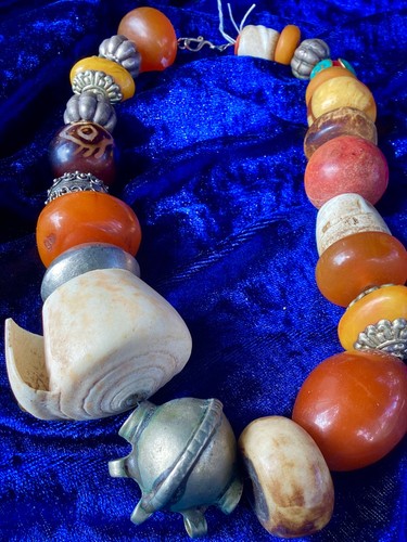 Tribal trade bead kette antik - tribal,