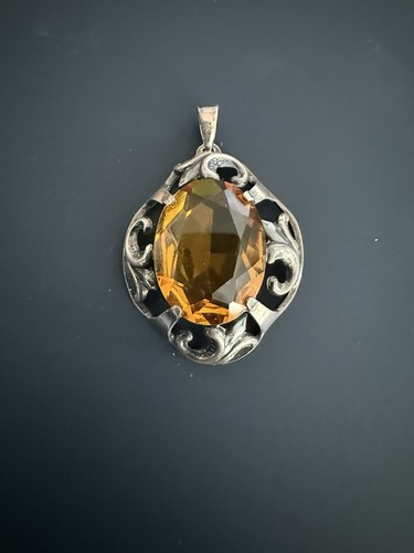 Art deco anhänger silber 835 - deco,