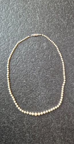 Vintage echte perlenkette - vintage,