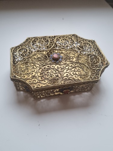 Vintage schmuckdose schatulle - vintage,