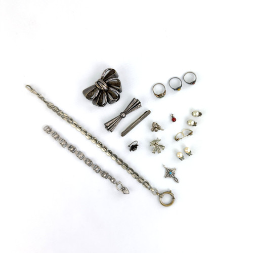 Schmuck konvolut nachlass - schmuck, 85g