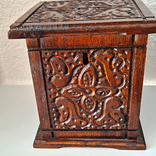 Vintage holz schmuckschatulle - vintage, holz-schmuckschatulle