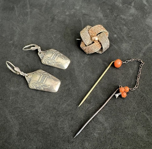 Konvolut antikschmuck silber - antikschmuck,
