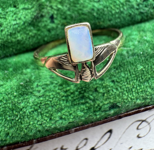 Zarter ring jugendstil 333 - jugendstil,,