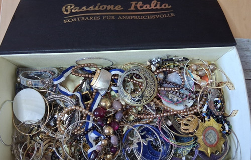 Schmuck konvolut kg vintage - konvolut,