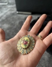 Brosche Antik Vintage Verziert