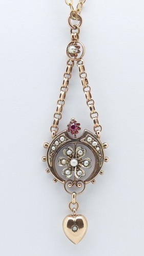 Collier anhänger walzgold - collier,